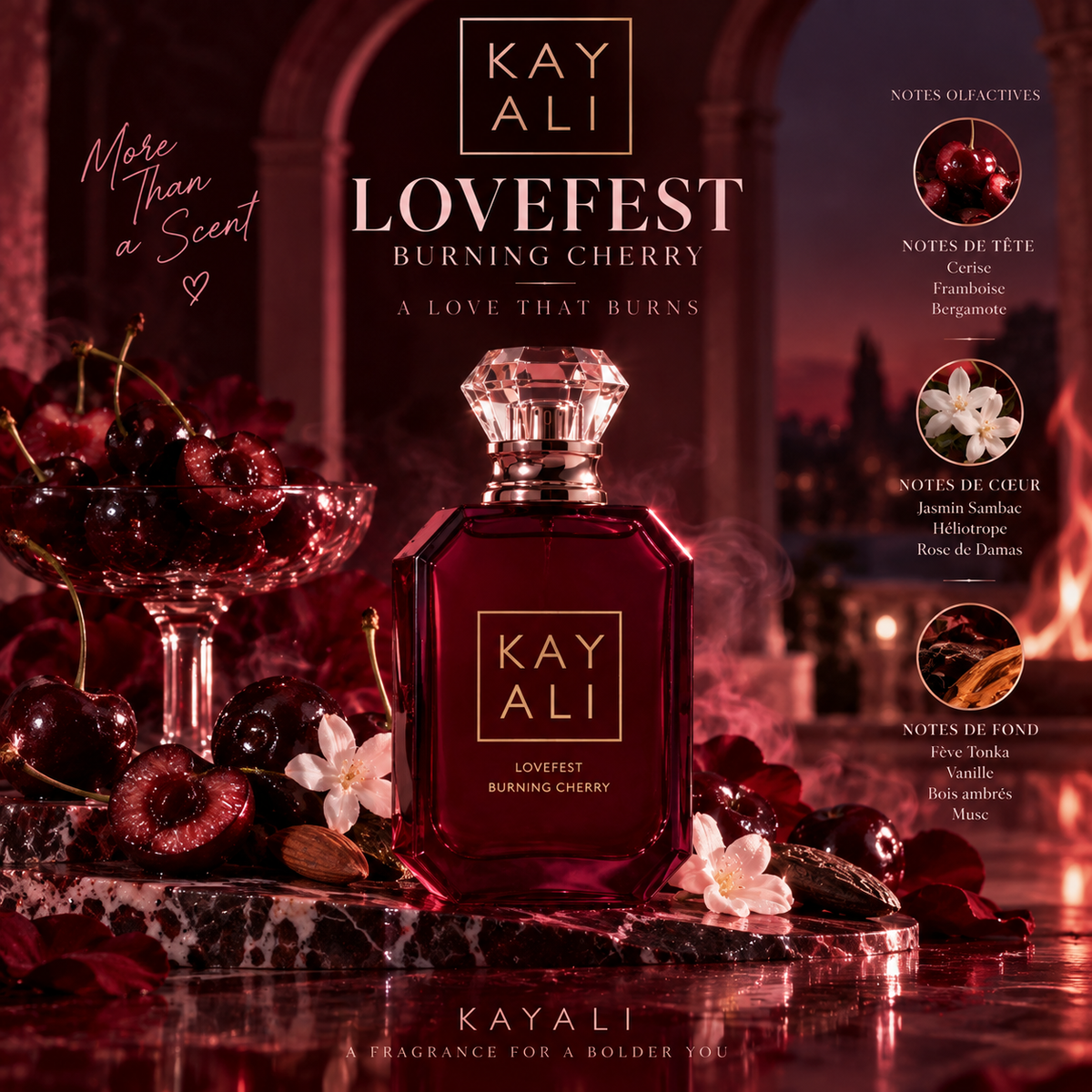 KAYALI LOVEFEST BURNING CHERRY | 48