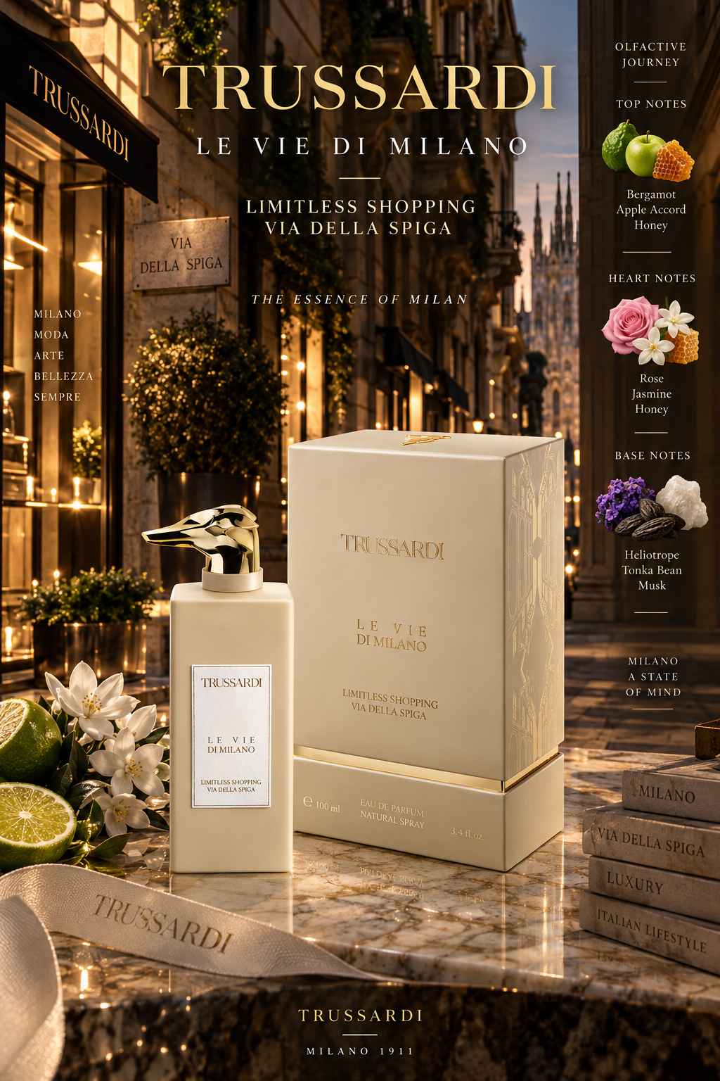 TRUSSARDI LE VIE DI MILANO - LIMITLESS SHOPPING VIA DELLA SPIGA